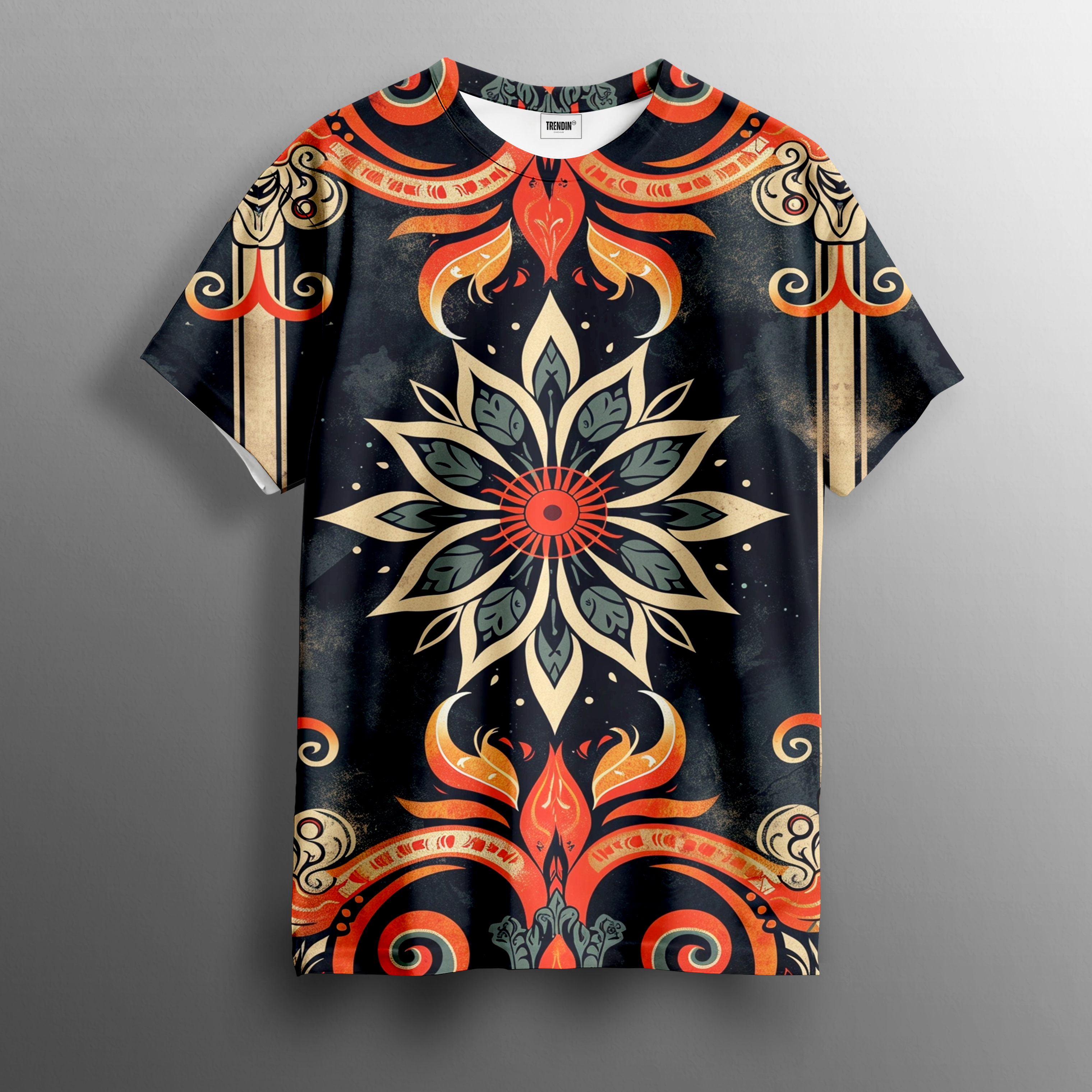 Blaze of Blossom Printed Tee