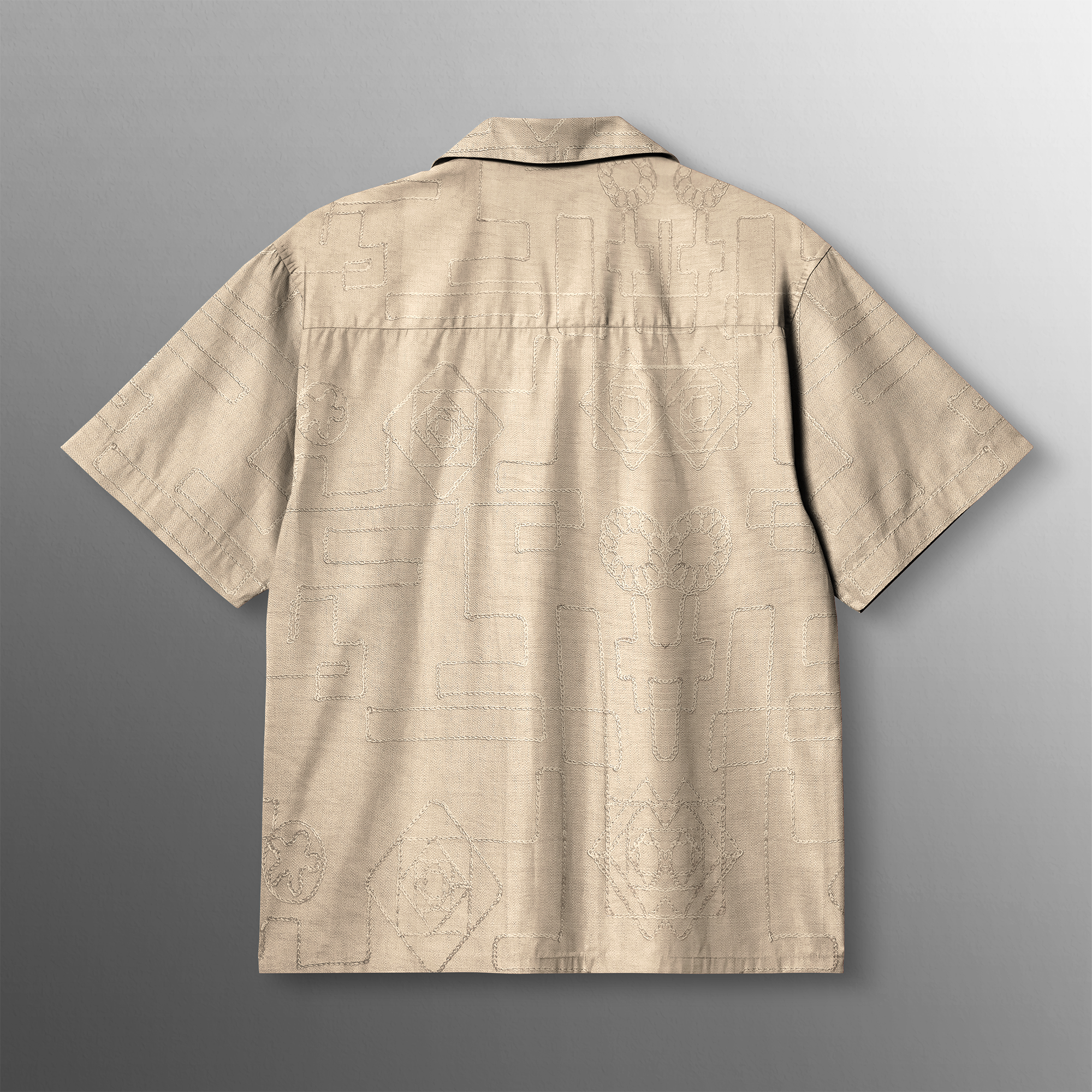 Beige Breeze Knitted Shirt