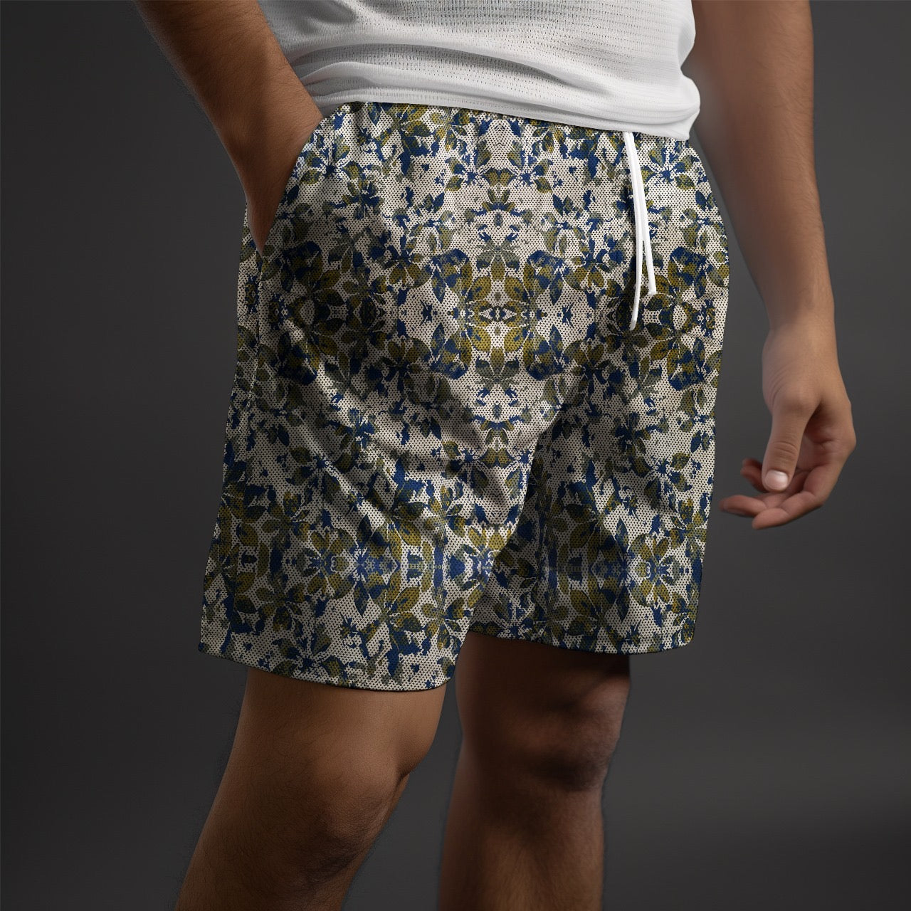 Floral Print Shirt & Short Set | 100% Cotton