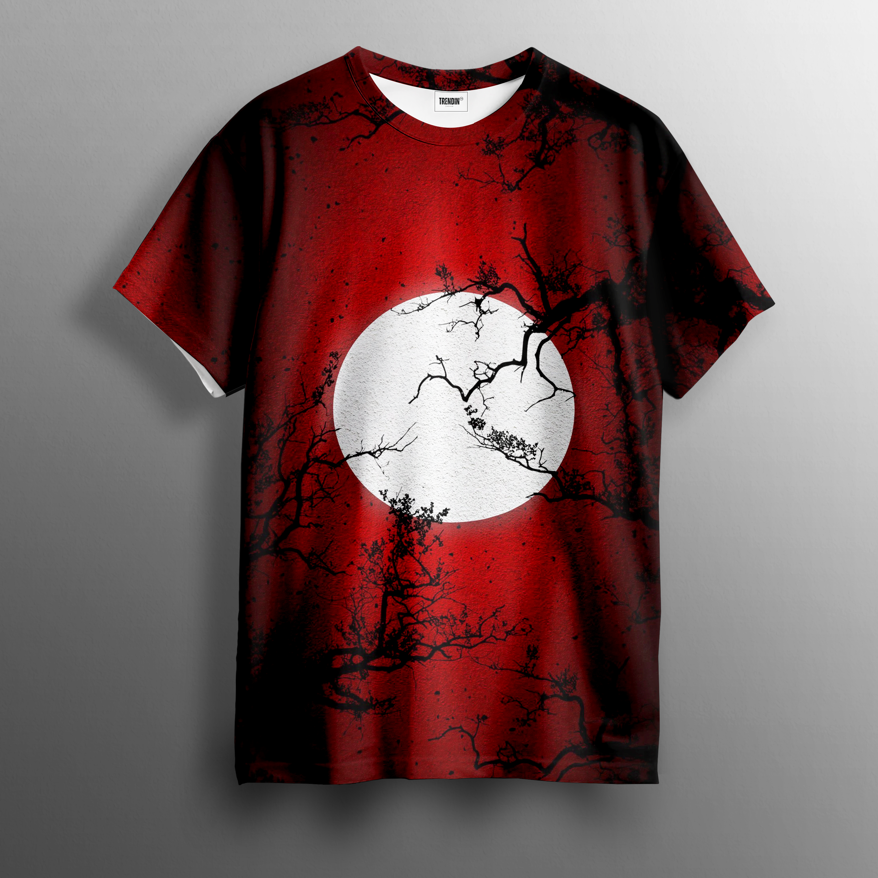 Moonlit Scarlet Sky Printed Tee