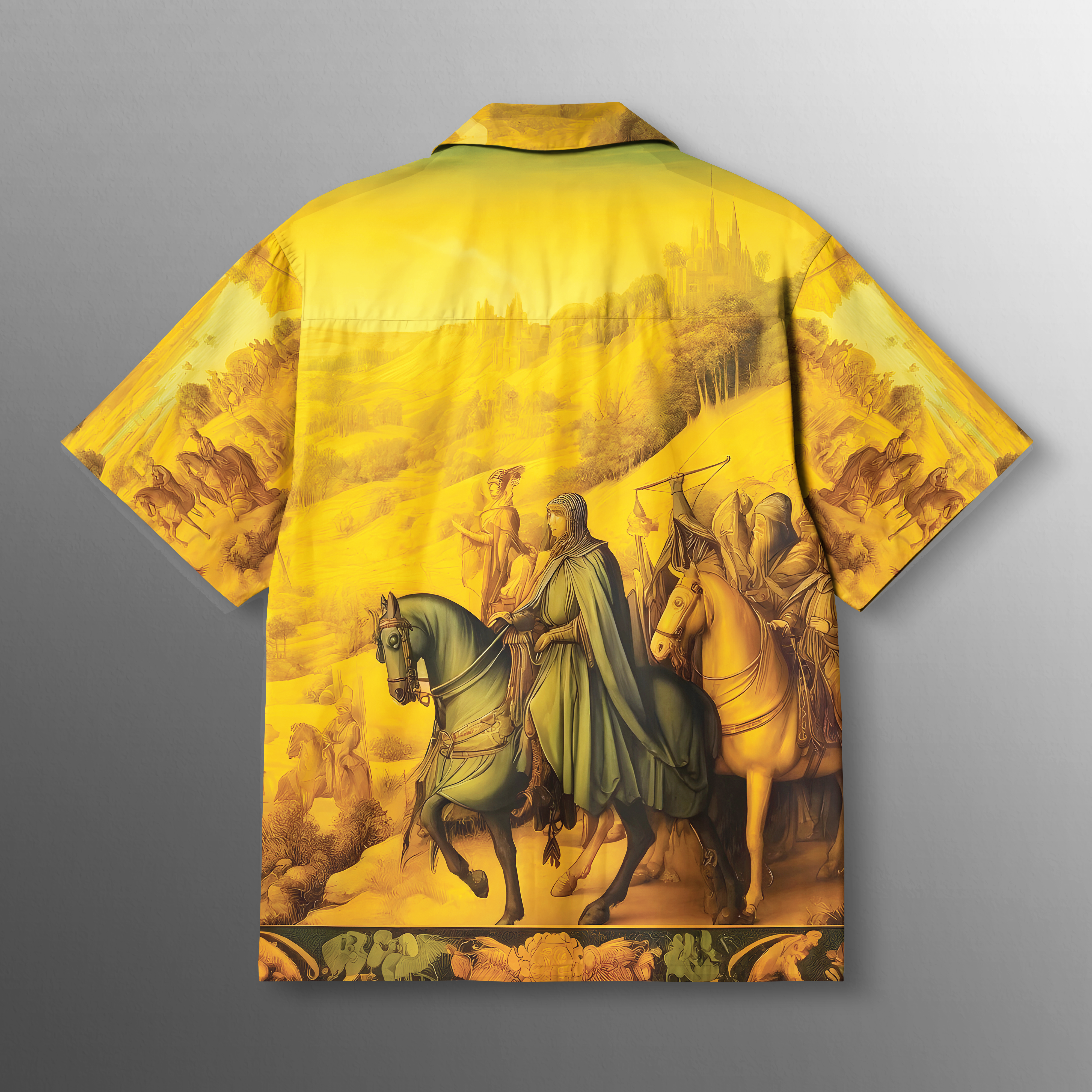 Golden Odyssey Cotton Shirt