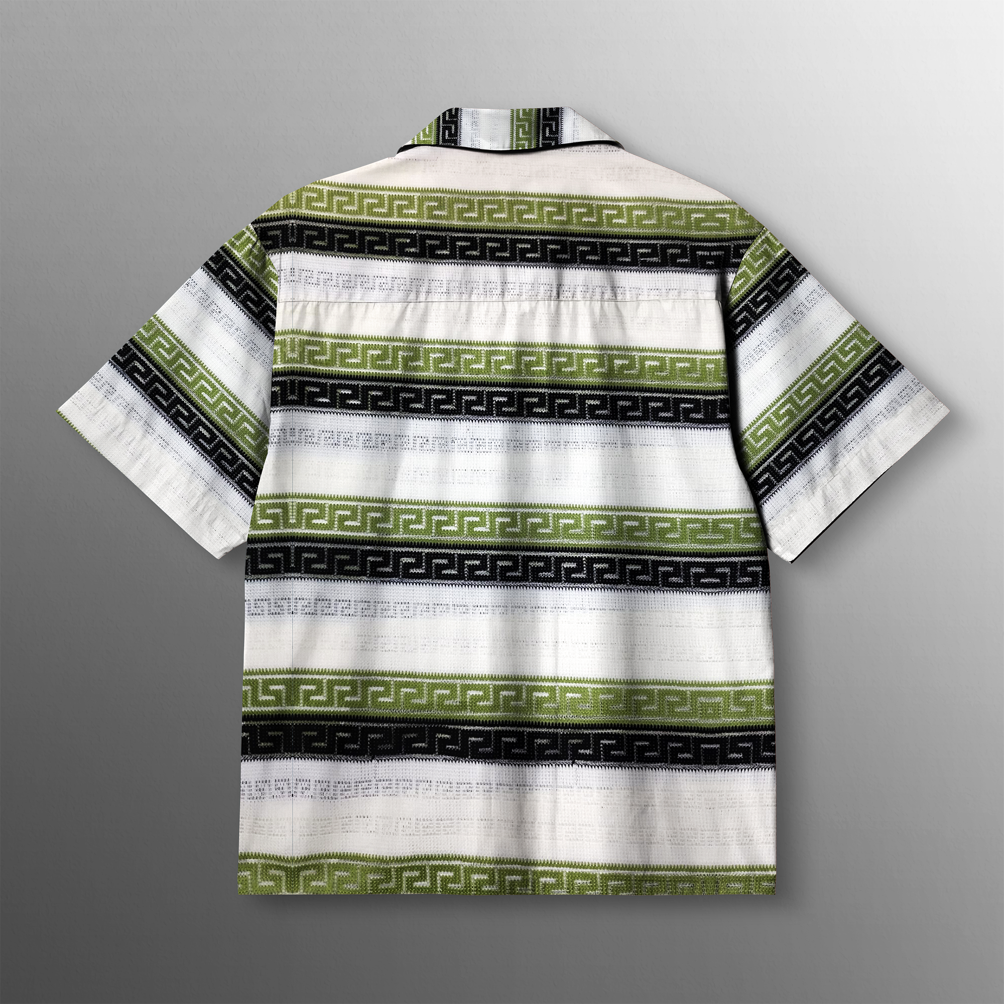 Green Gloove Stripe Knitted Shirt