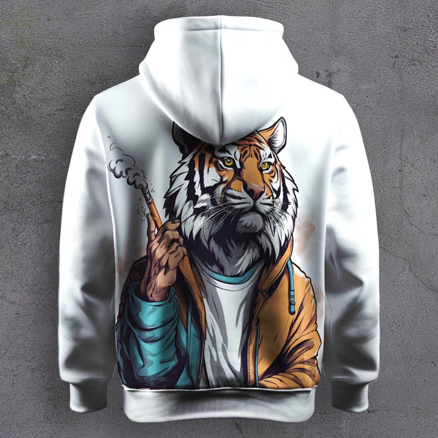 Wild Cigar Printed Hoodie