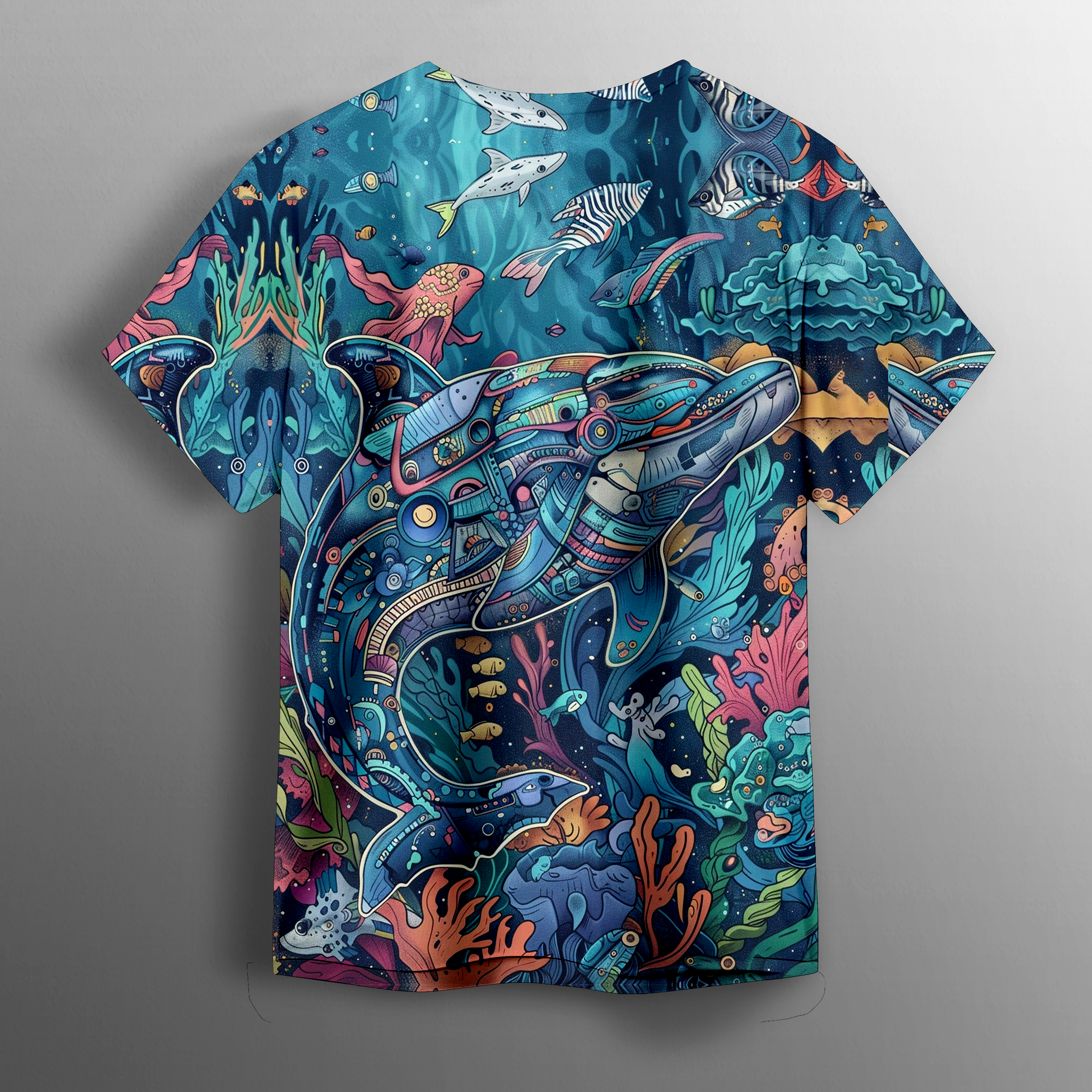 Fin-tastic Ocean Printed Tee