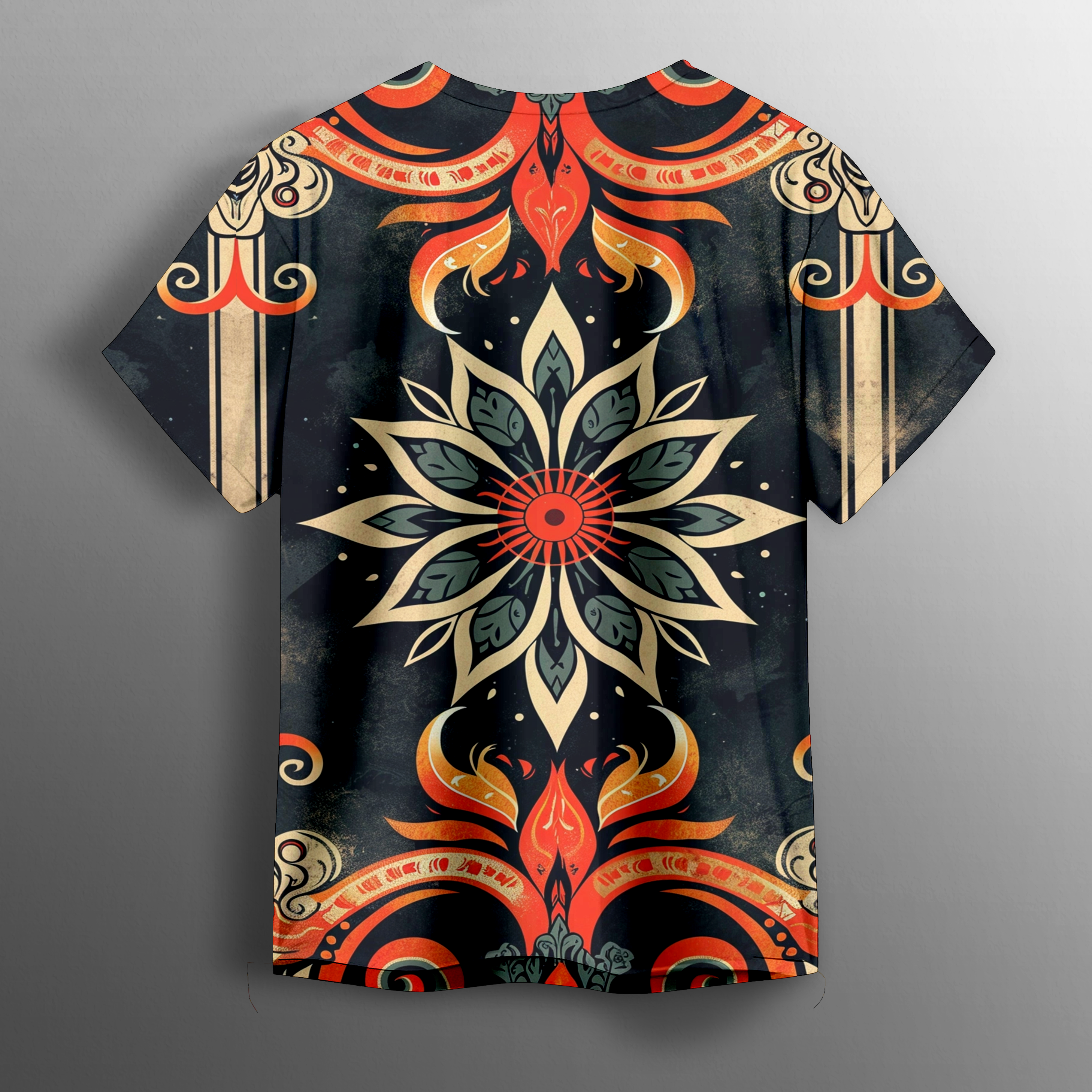 Blaze of Blossom Printed Tee