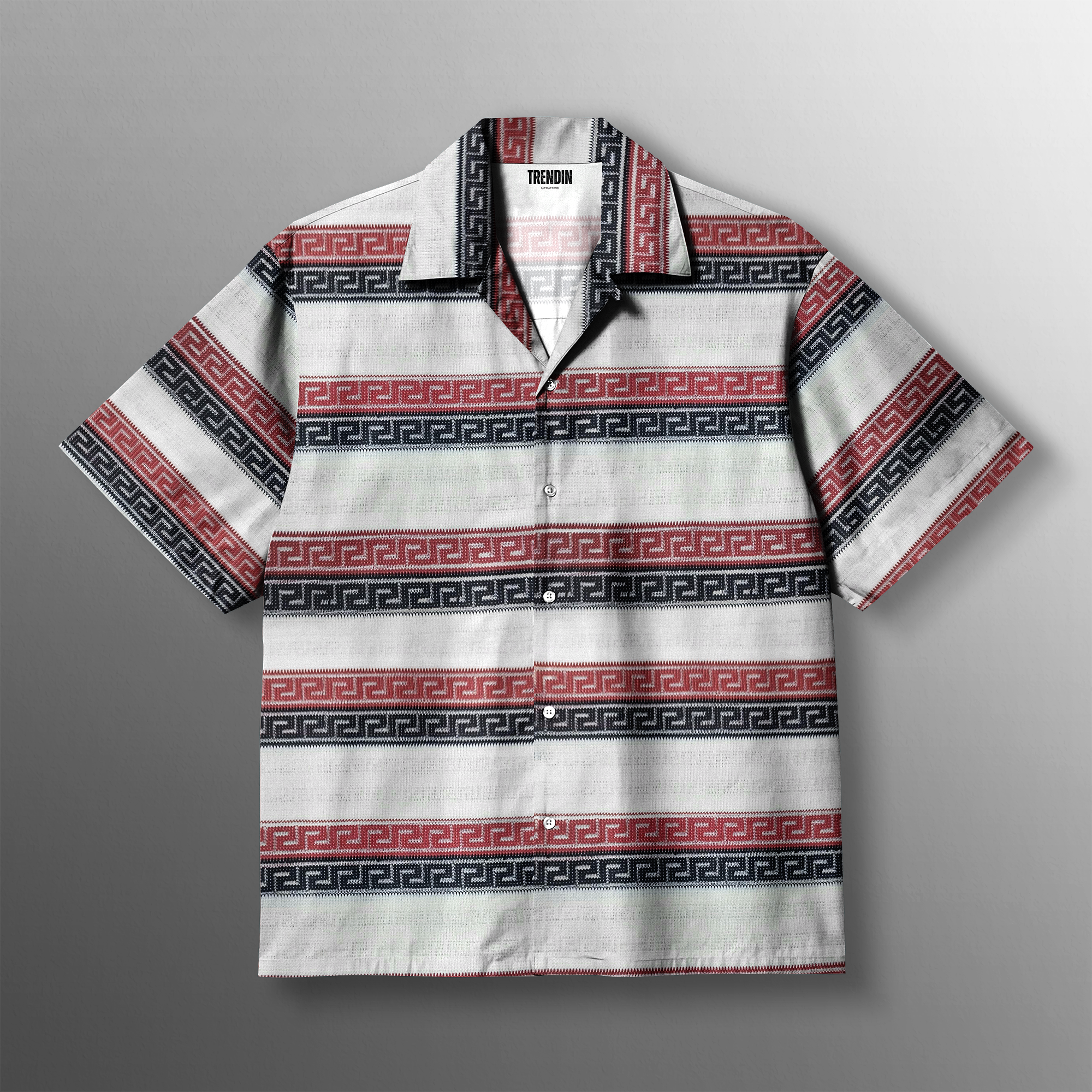 Desert Horizon Stripe Knitted Shirt