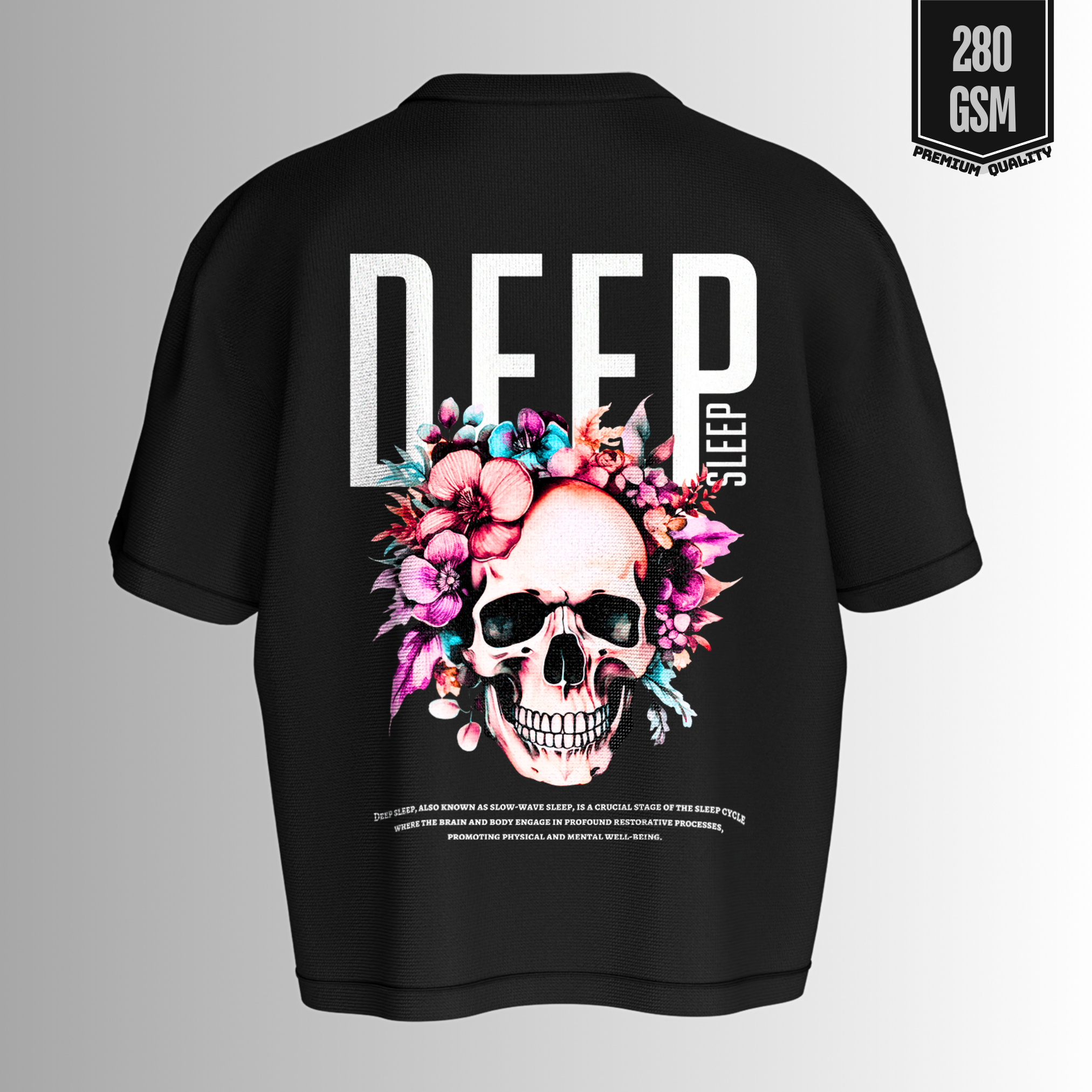 DEEP Oversize Printed Tee