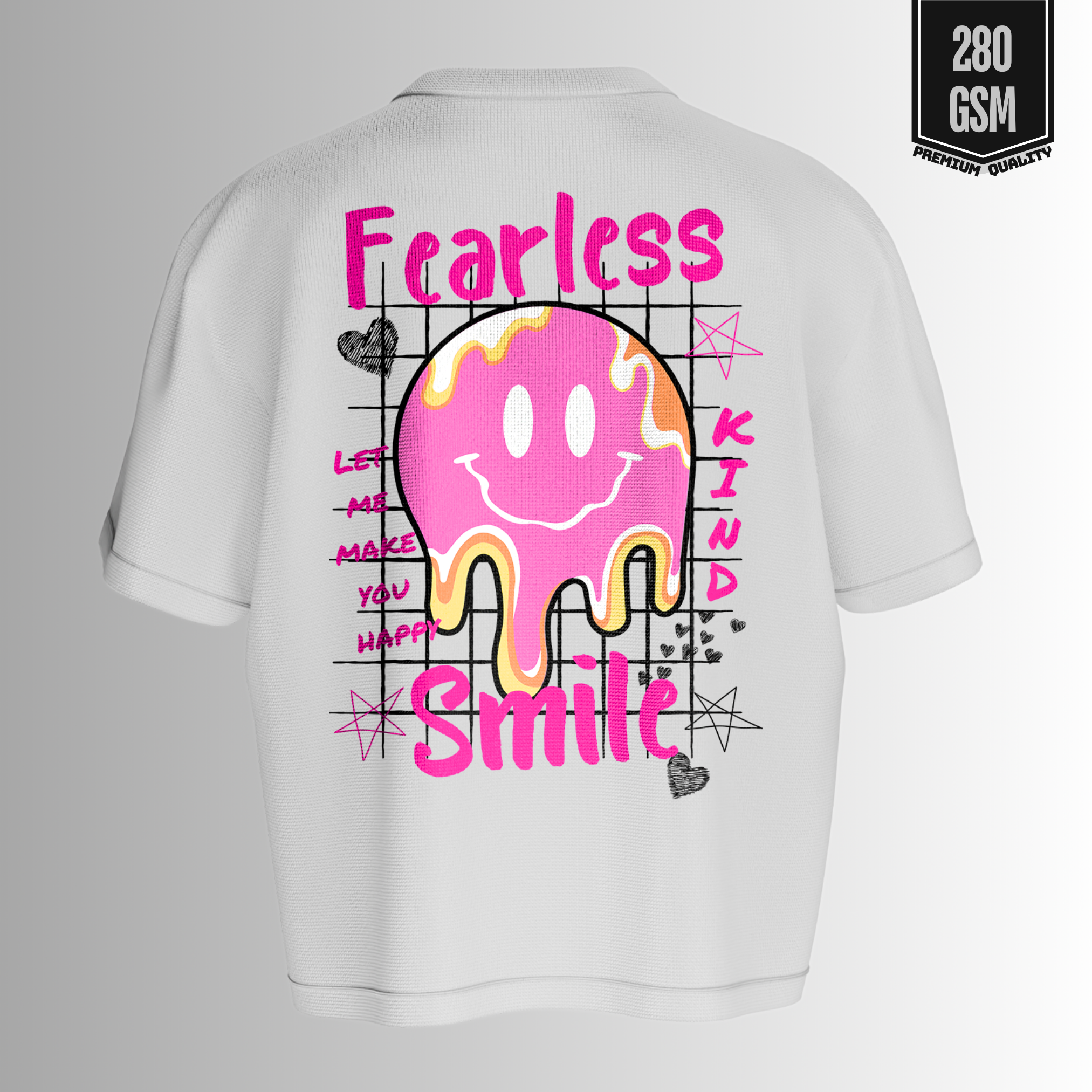 Fearless Printed Oversize Tee