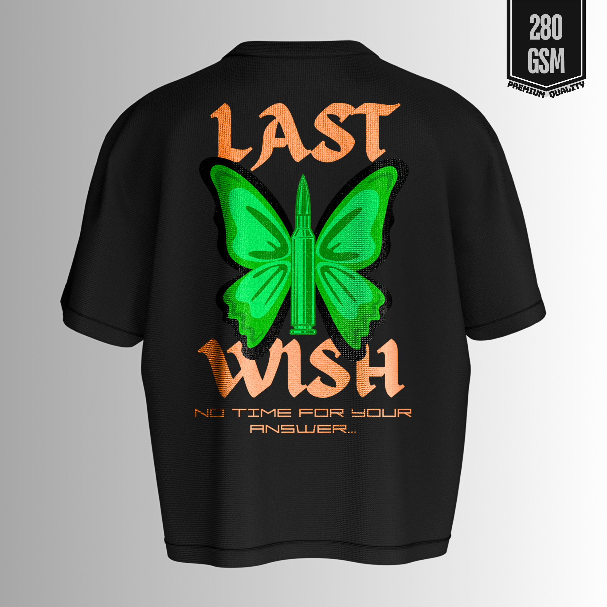 Last Wish Printed Oversize Tee