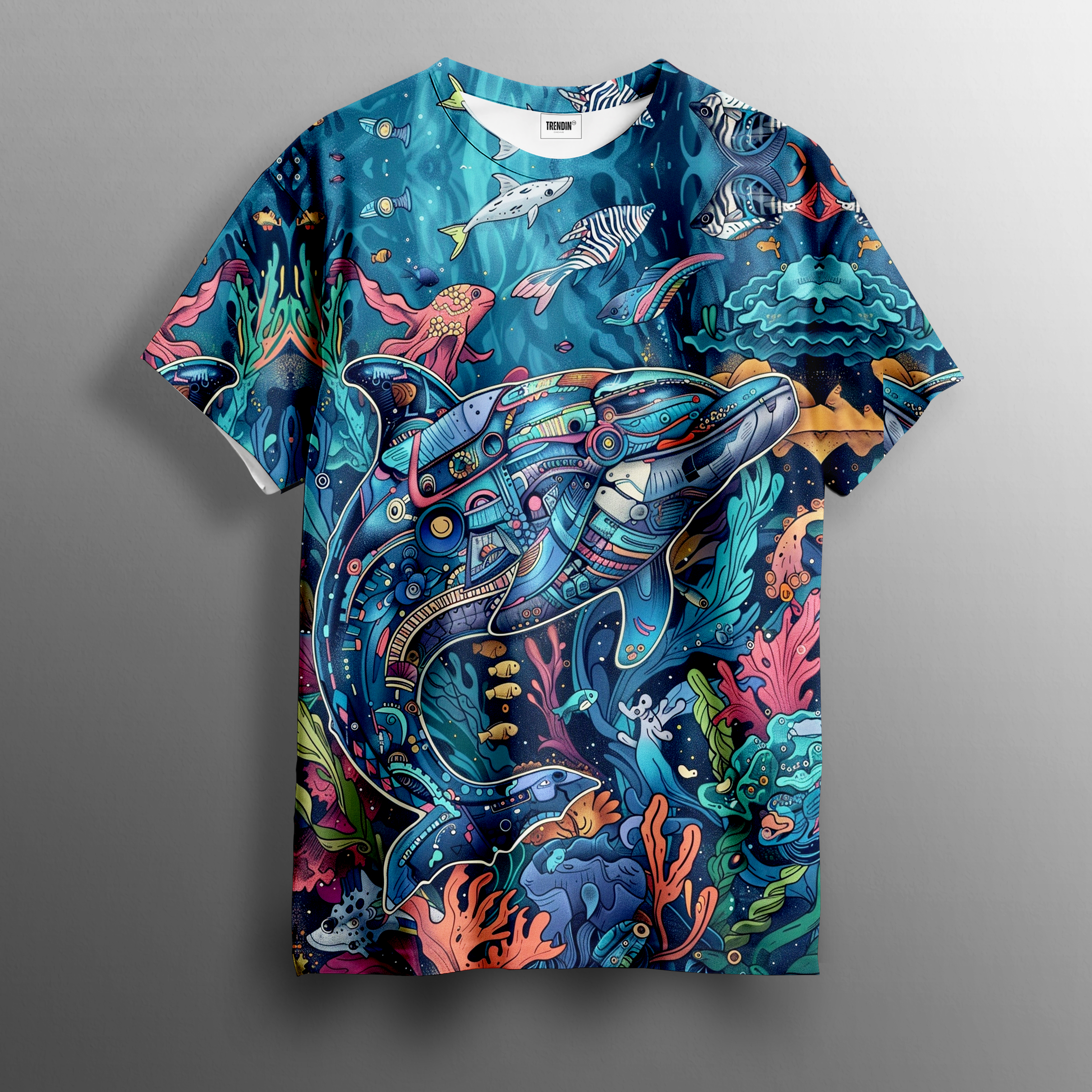 Fin-tastic Ocean Printed Tee