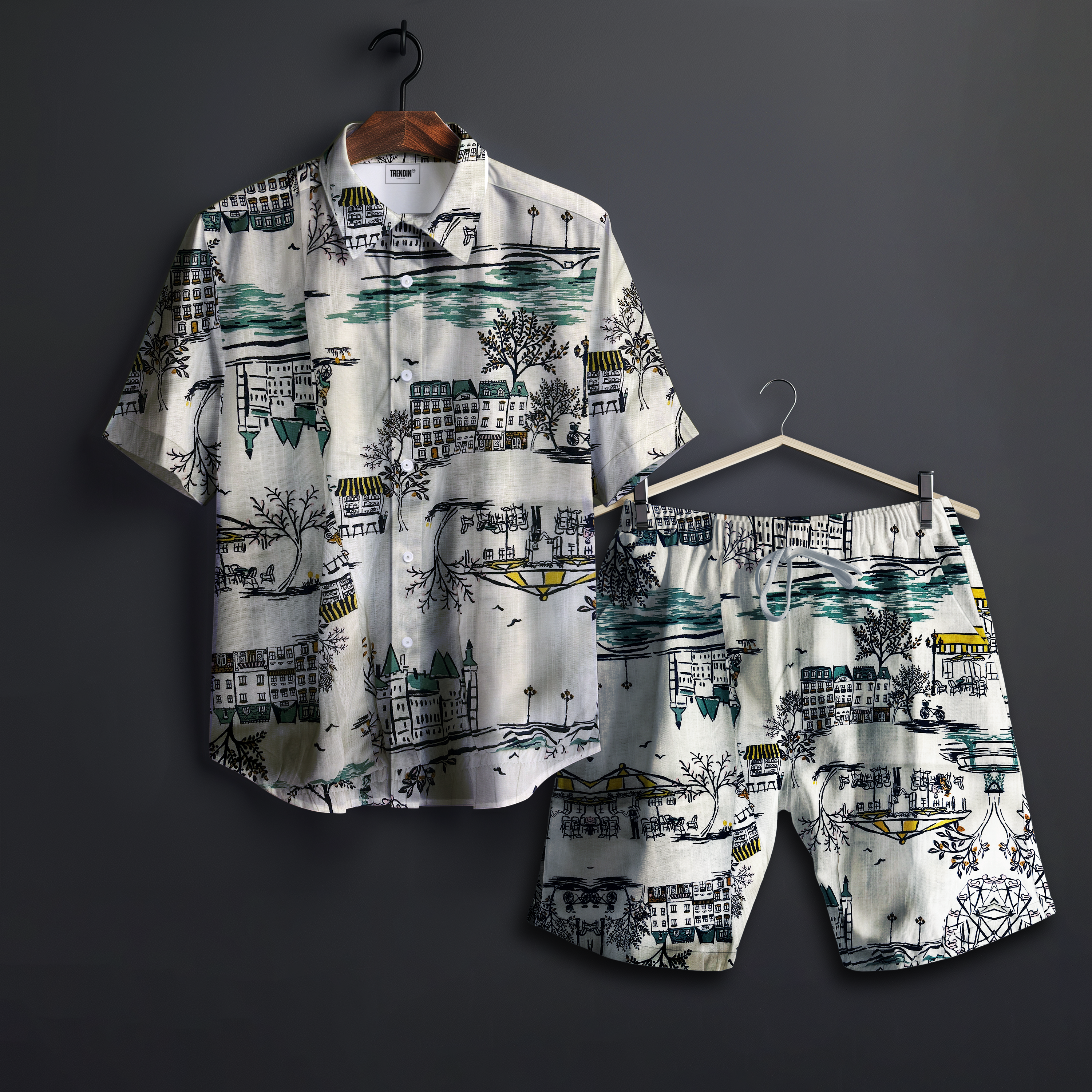 Hawaii Shirt And Short Set | 100% Pure Cotton