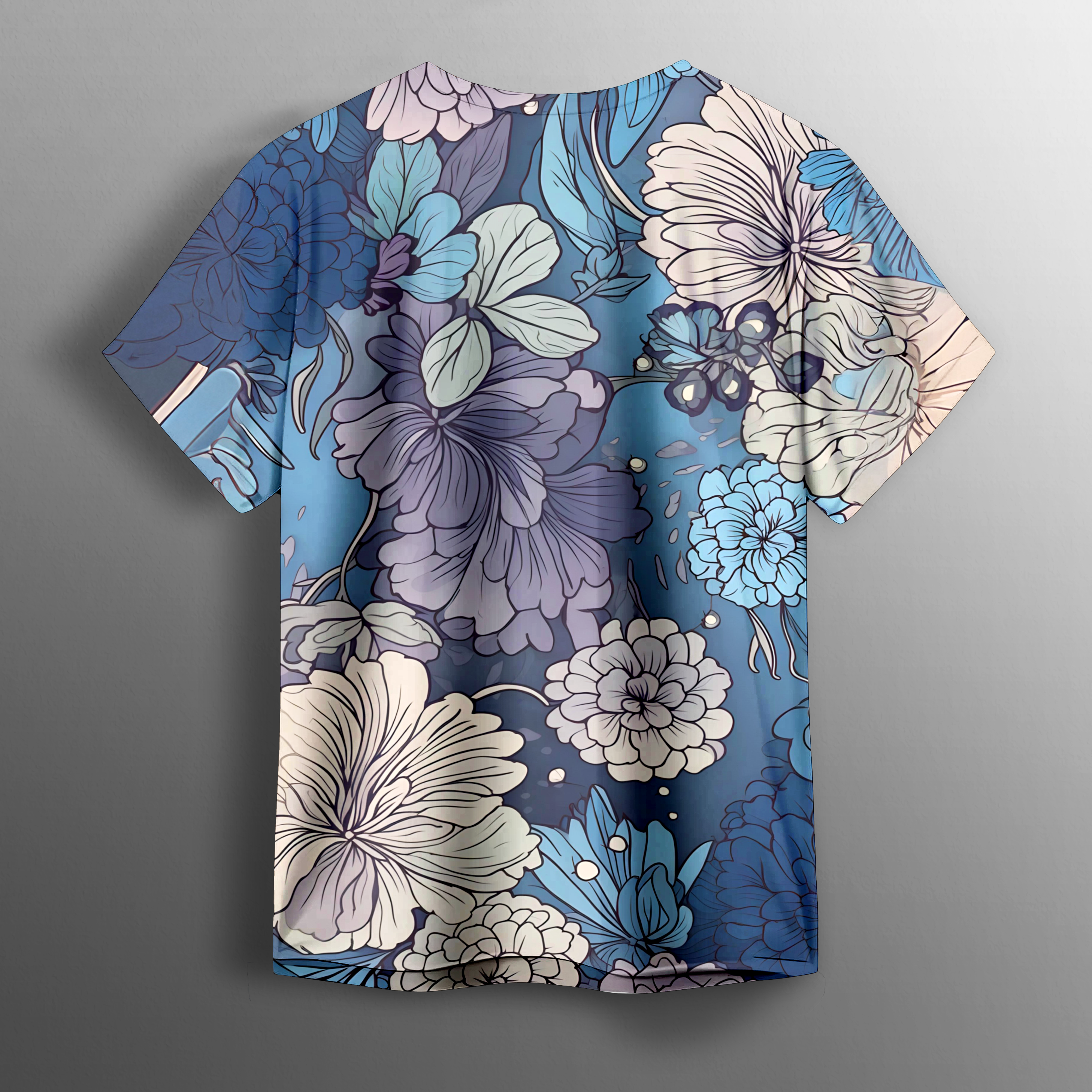 Floral Cascade Printed Tee