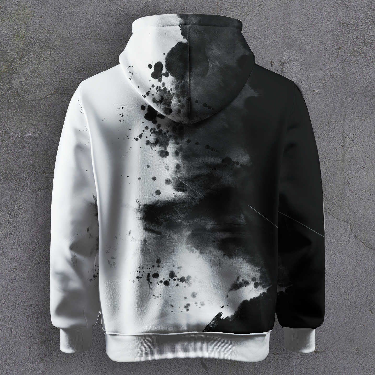 Mono Mosaic - Printed Hoodie #1